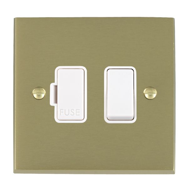 Cher V SB 1g 13A DP Fused Spur WH/WH