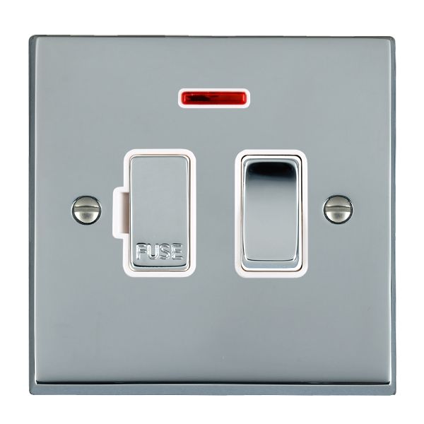 Cher V BC 13A DP Fused Spur+N BC/WH