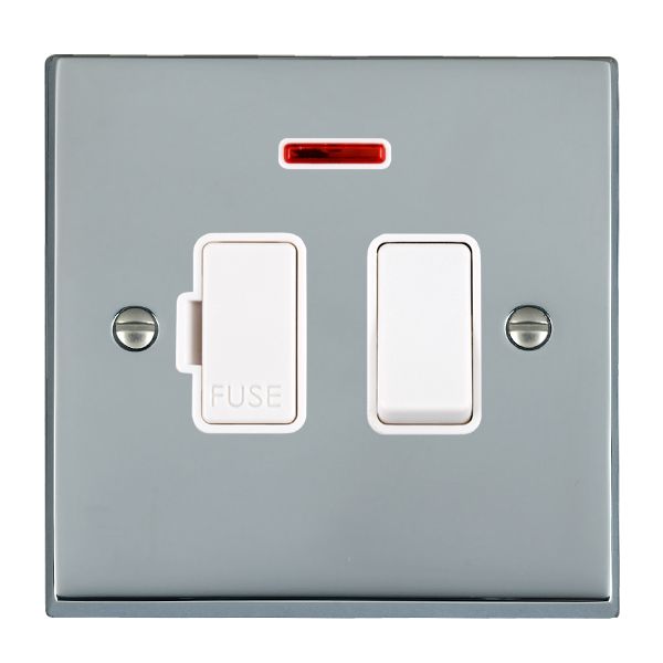 Cher V BC 13A DP Fused Spur+N WH/WH