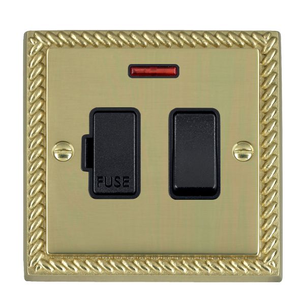 Cher G PB 13A DP Fused Spur+N BL/BL