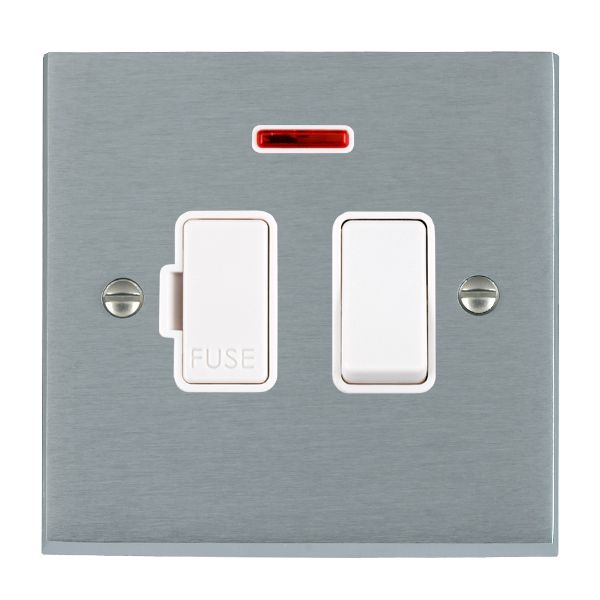 Cher V SC 13A DP Fused Spur+N WH/WH