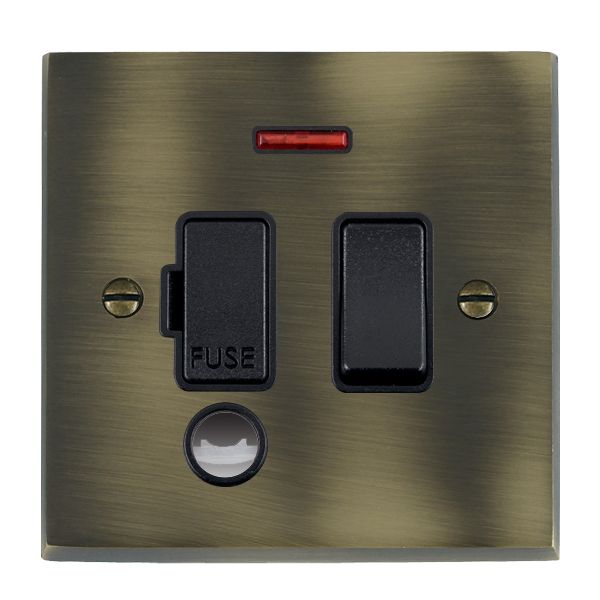 Cher V AB 13A DP Fuse SP+N+CO BL/BL