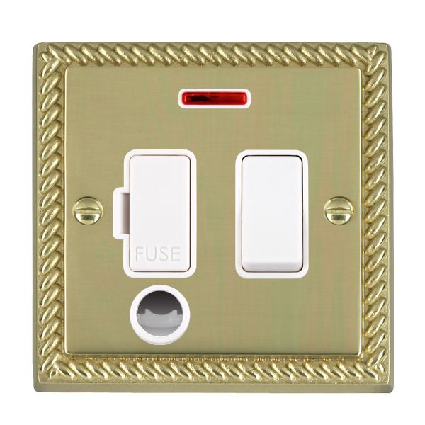 Cher G PB 13A DP Fuse SP+N+CO WH/WH