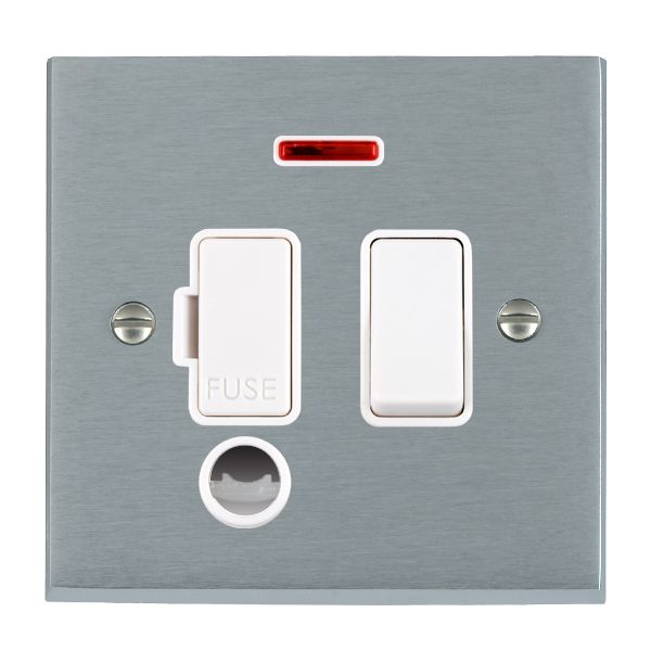 Cher V SC 13A DP Fuse SP+N+CO WH/WH