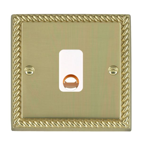 Cher G PB 1g 20A Cable Outlet WH