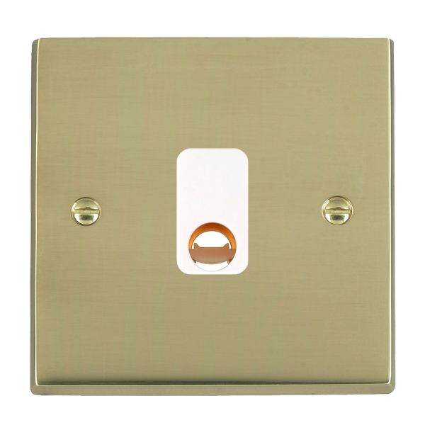 Cher V PB 1g 20A Cable Outlet WH
