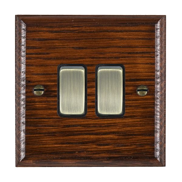 Wood Ovo A/M 2g 10AX 2 Way Rkr AB/BL