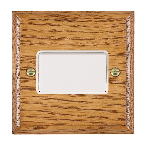Wood Ovo M/O 10A Triple Pole Rkr WH/WH