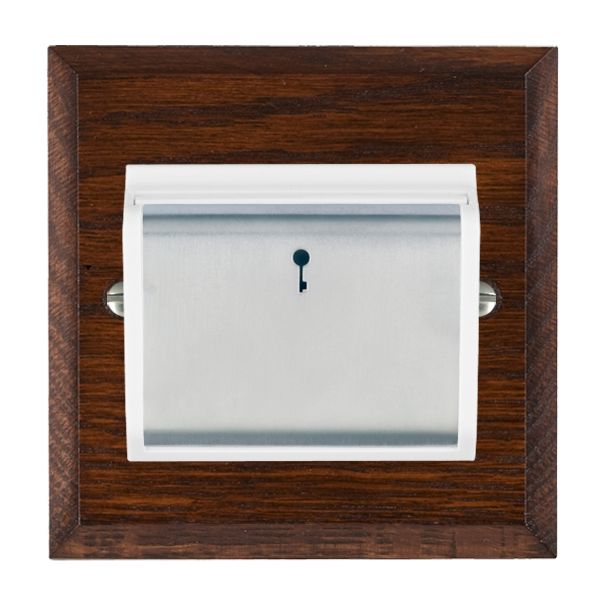 Wood Cha A/M 10A (6AX) Card Swt SC/WH