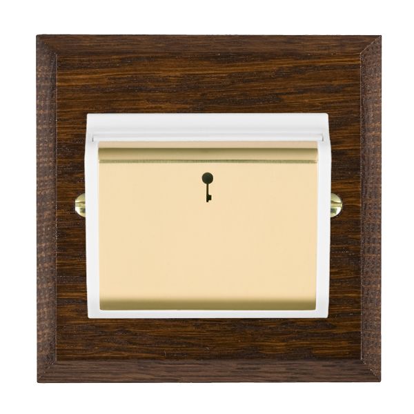 Wood Cha D/O 10A (6AX) Card Swt PB/WH