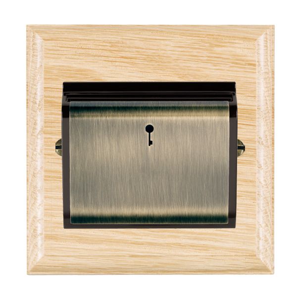 Wood Ovo L/O 10A (6AX) Card Swt AB/BL