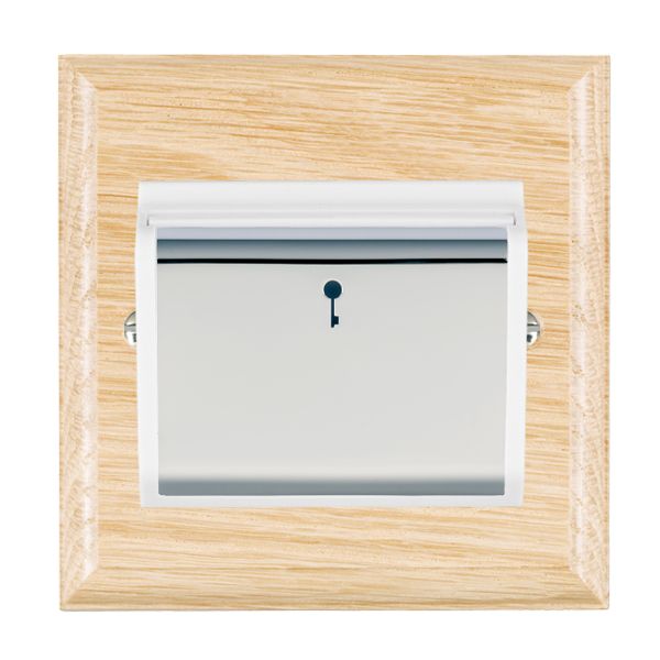 Wood Ovo L/O 10A (6AX) Card Swt BC/WH