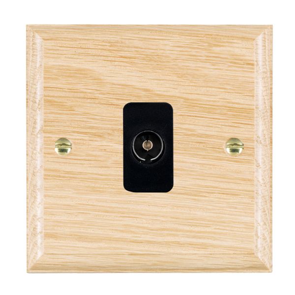 Wood Ovo L/O 1g N-Isol TV 1in/1out BL