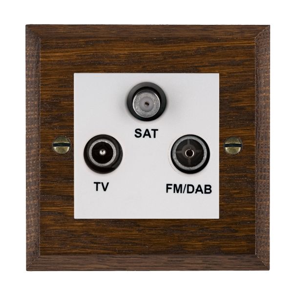 Wood Cha D/O Non-Iso DAB TV+FM+SAT WH