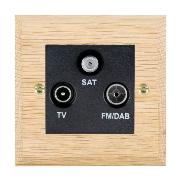 Wood Cha L/O Non-Iso DAB TV+FM+SAT BL