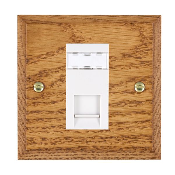 Wood Cha M/O 1g RJ12 Unshielded WH
