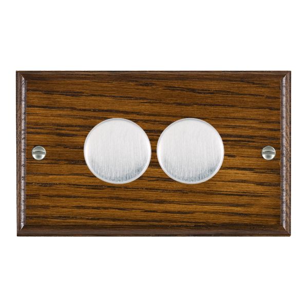 Wood Ovo D/O 2g LEDITB100 2 way Dim SC