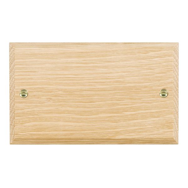 Wood Cha L/O Double Blank Plate