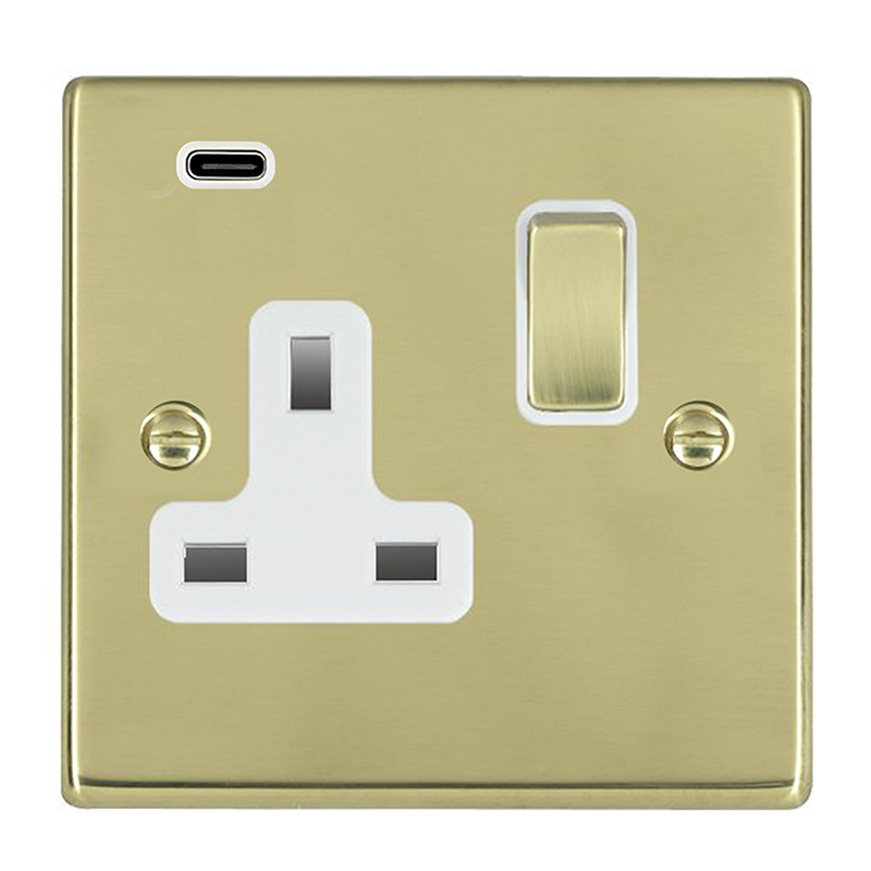 Hart PB SP SS1 + USB C x1 PB/WH