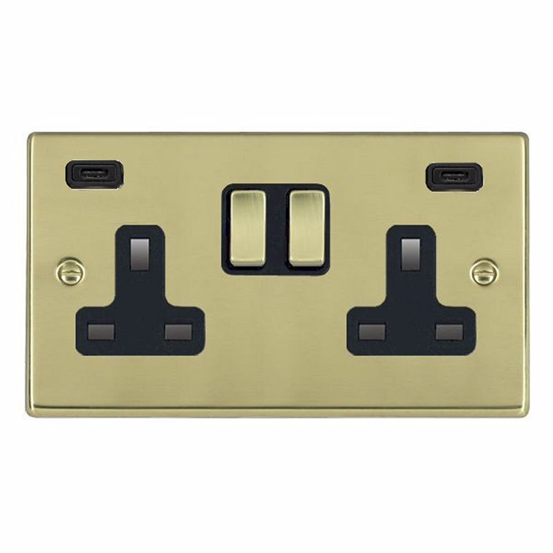 Hart PB DP SS2 + 2 xUSB Type C PB/BL