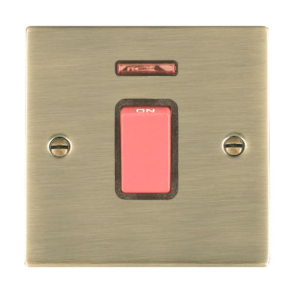 Shr AB 1g 45A Double Pole+N Red Rkr/BL