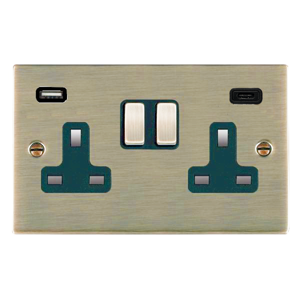 Hart AB DP SS2+USB+USB C AB/BL