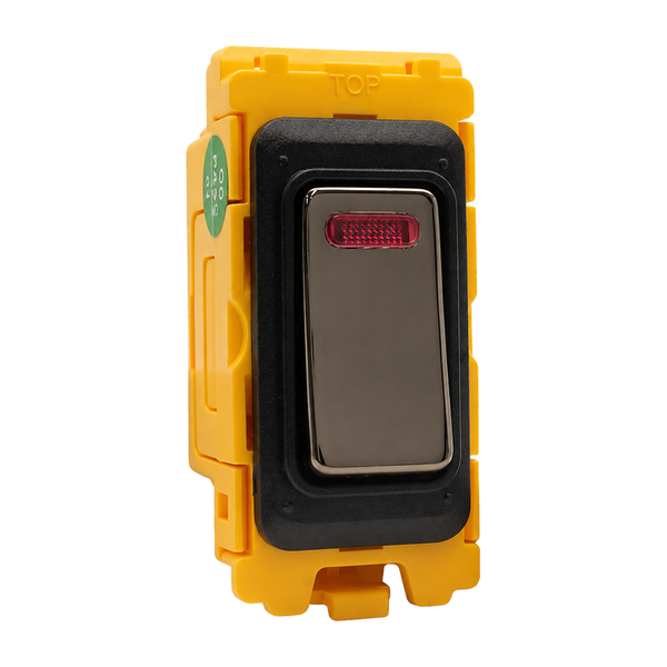 FLM 20AX DP Rocker+Neon BK + BL Bezel