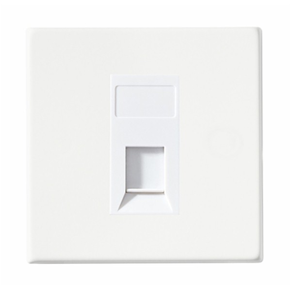 H-CFX Pr/Wht 1g RJ45 CAT5E Unshield WH