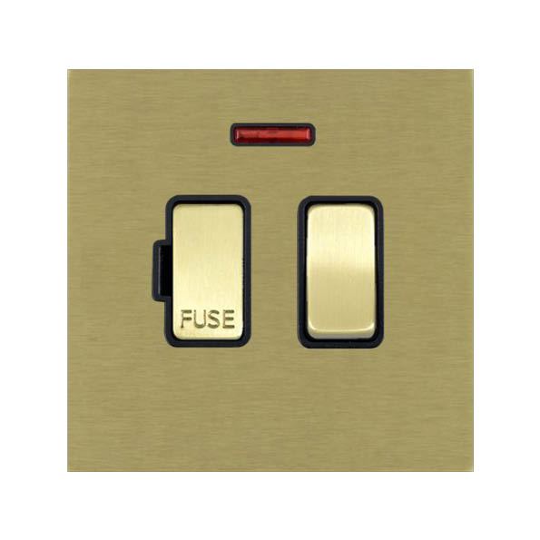 Shr G2 SB 13A DP Fused Spur+N SB/BL