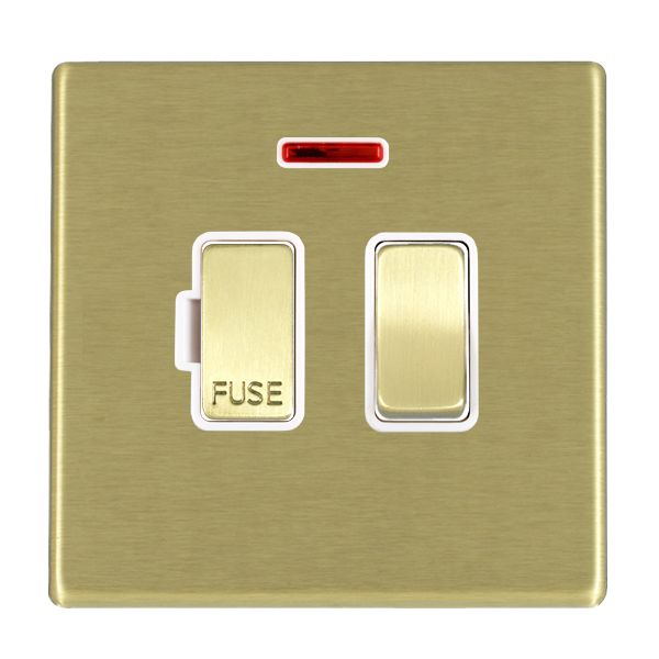 Hart G2 SB 13A DP Fused Spur+N SB/WH
