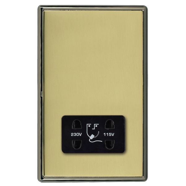 L-Ron CFX BK/PB Shaver Dual Volt Skt BL