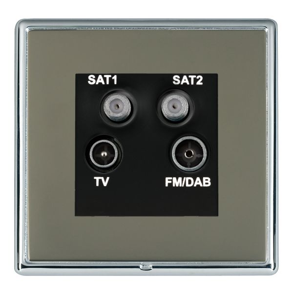 L-Ron CFX BC/BK No-Isolat TV+FM+2XSAT BL