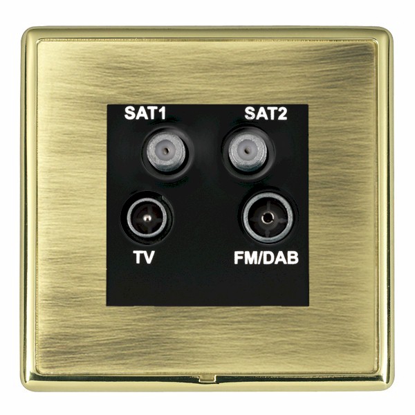 L-Ron CFX PB/AB No-Isolat TV+FM+2XSAT BL