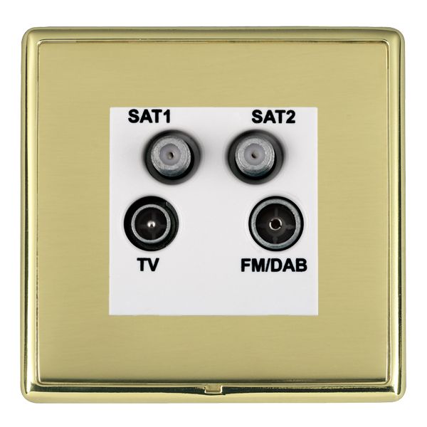 L-Ron CFX PB/PB No-Isolat TV+FM+2XSAT WH