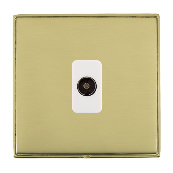 L-Duo CFX PB/PB 1g Isolat TV 1in/1out WH