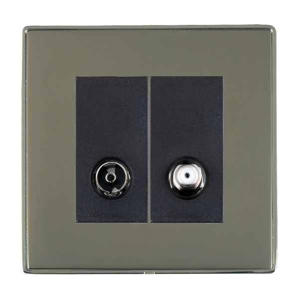 L-Duo CFX BK/BK 2g N-Iso TV+Sat 2in/2 BL