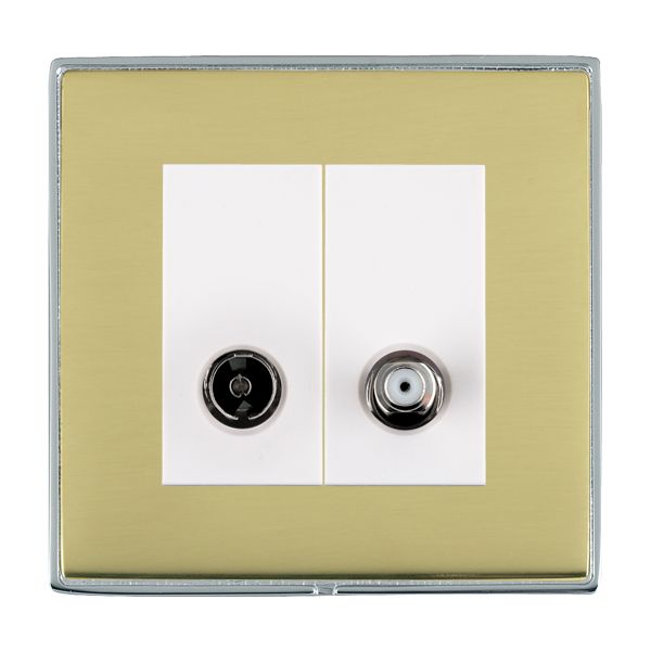 L-Duo CFX BC/PB 2g N-Iso TV+Sat 2in/2 WH