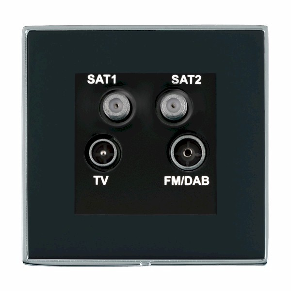 L-Duo CFX BC/N No-Isolat TV+FM+2XSAT BL
