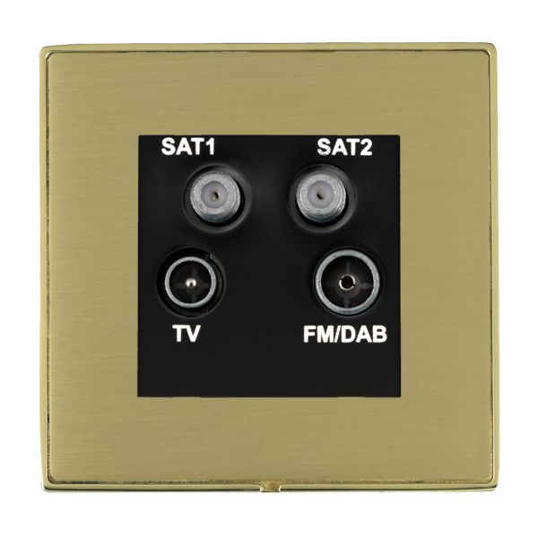 L-Duo CFX PB/SB No-Isolat TV+FM+2XSAT BL