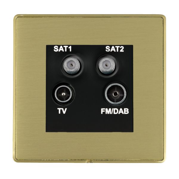 L-Duo CFX SB/SB No-Isolat TV+FM+2XSAT BL