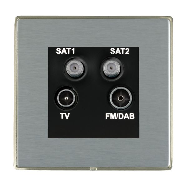 L-Duo CFX SN/SS No-Isolat TV+FM+2XSAT BL