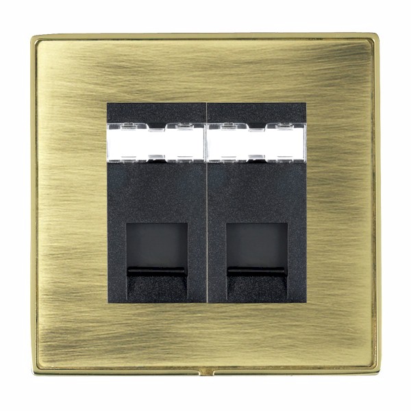 L-Duo CFX PB/AB 2g RJ45 CAT5E Unsheld BL
