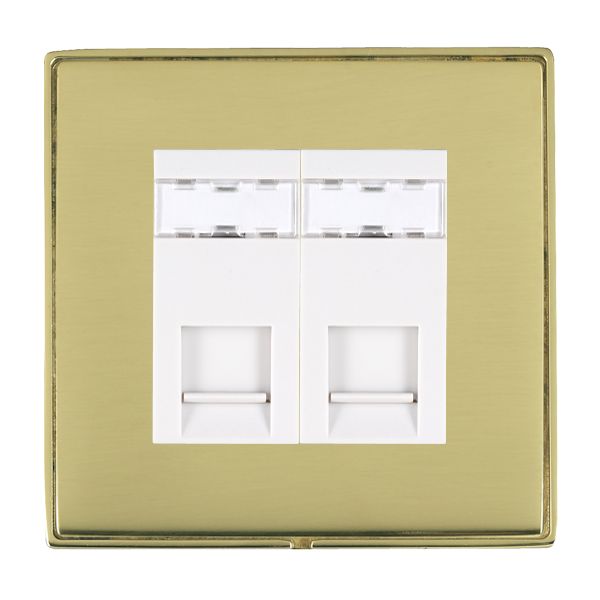 L-Duo CFX PB/PB 2g RJ45 CAT5E Unsheld WH