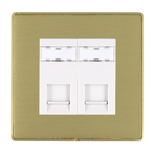 L-Duo CFX SB/SB 2g RJ45 CAT5E Unsheld WH