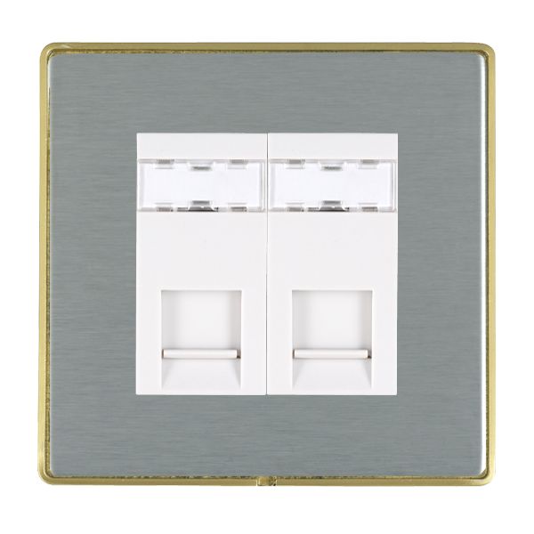 L-Duo CFX SB/SS 2g RJ45 CAT5E Unsheld WH