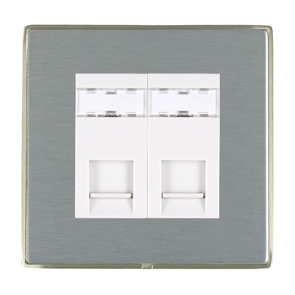 L-Duo CFX SN/SS 2g RJ45 CAT5E Unsheld WH
