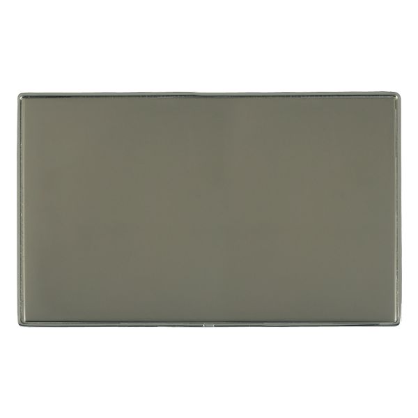 L-Duo CFX BK/BK Double Blank Plate