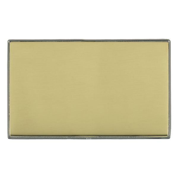 L-Duo CFX BK/PB Double Blank Plate