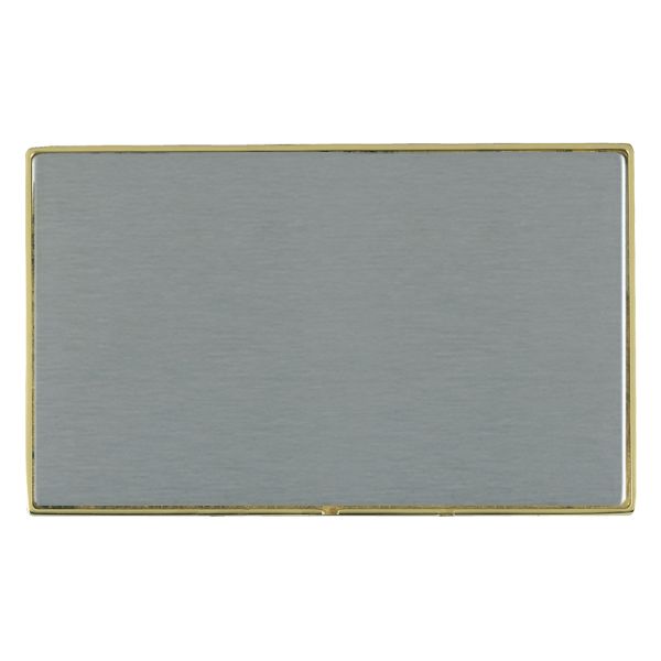 L-Duo CFX PB/SS Double Blank Plate