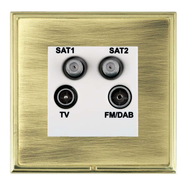 L-Sca CFX PB/AB No-Isolat TV+FM+2XSAT WH